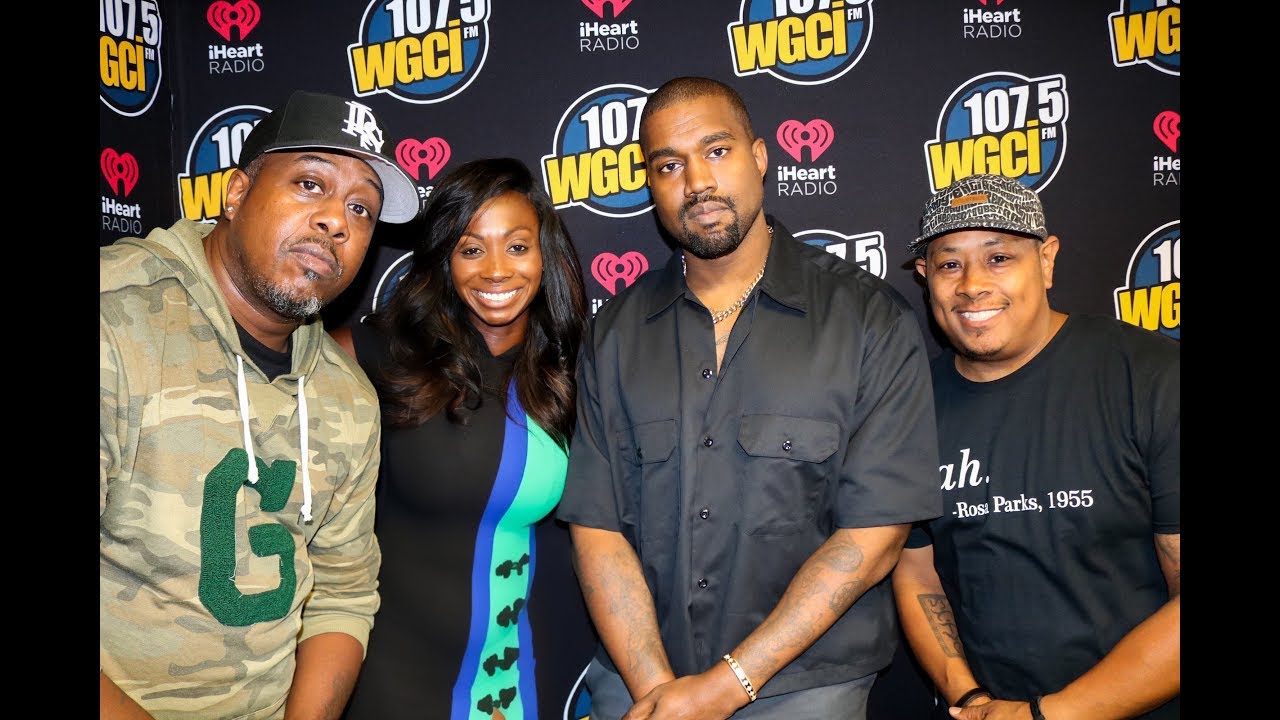 Kanye West Stops By WGCI 107.6 In Chicago