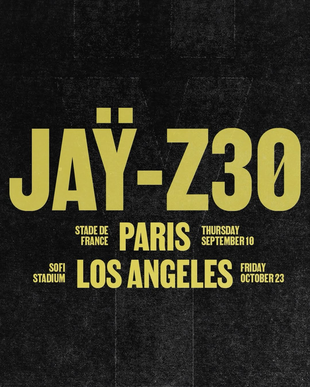 JAY-Z Announces New 2026 Concert Dates in Paris and Los Angeles