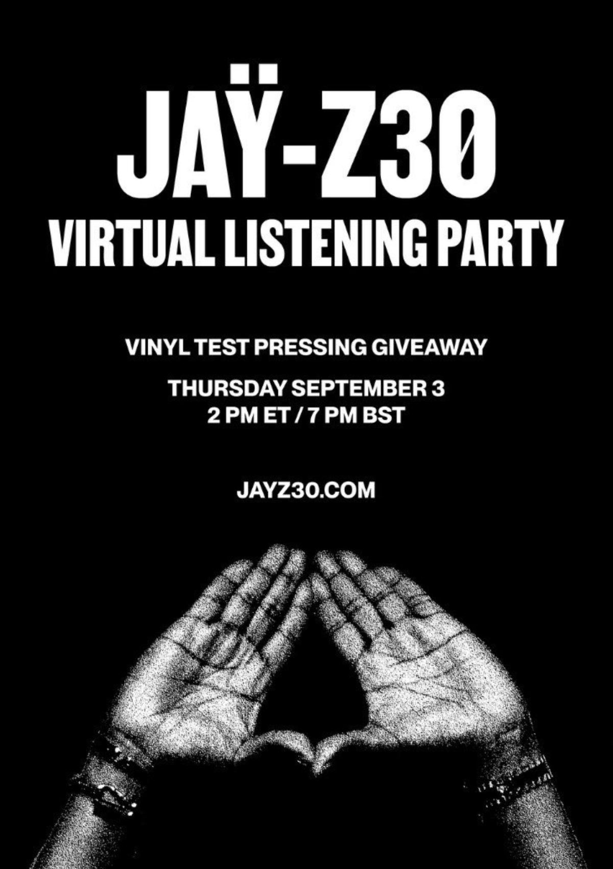 JAY-Z Confirms Virtual Listening Party With Vinyl Test Pressing Giveaway